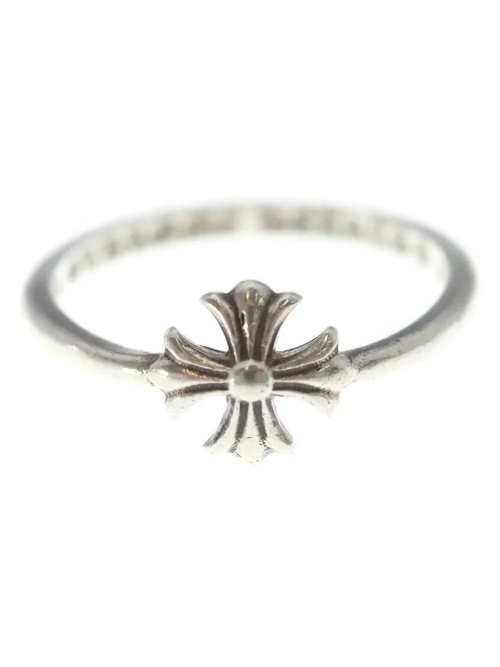 Chrome Hearts Bubblegum CH Pls CH Plus Silver Ring